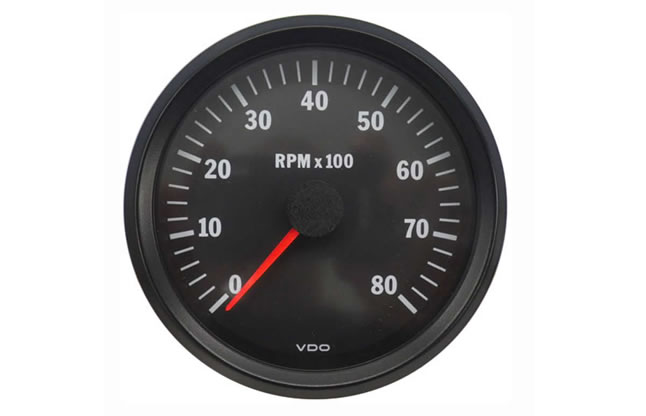 VDO Vision Tachometer 8000 RPM Gauge